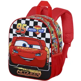 Disney Cars 3 Racer-Elite 3D Rucksack, Rot, 25 x 30 cm, Kapazität 7 L