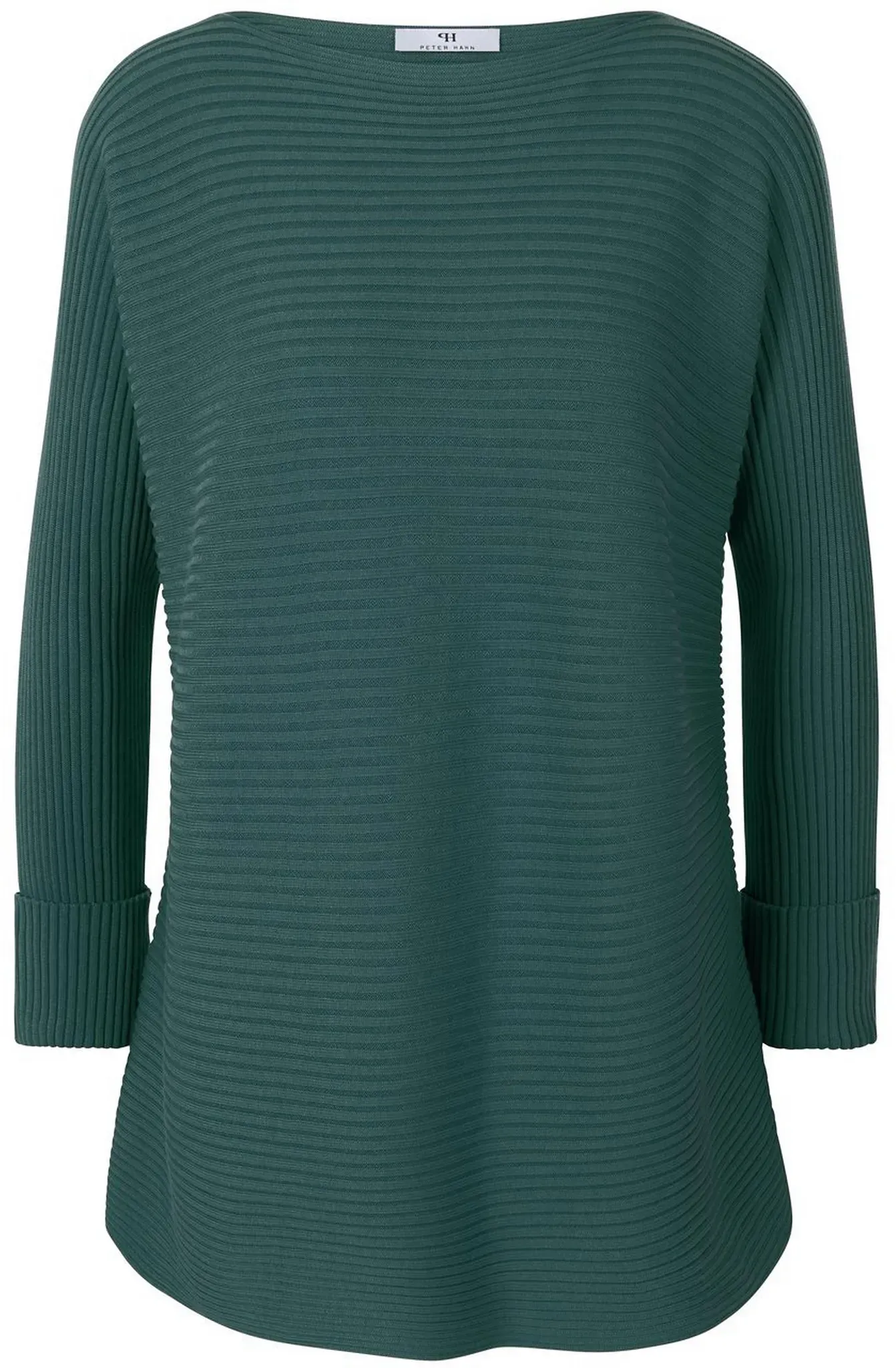 Le pull encolure bateau  Peter Hahn turquoise