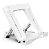 WD&CD Tablet Ständer Verstellbare, Tablet Stand Universal Halter kompatibel mit Pad/Phone/Player- Weiß