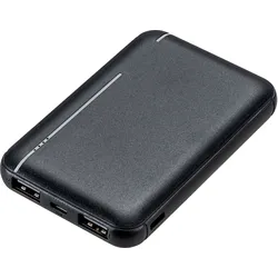 5000 mAh Powerbank Micro-USB + USB Type-C  Fast Charge (Schwarz)