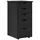 vidaXL Schrank Schwarz 34 x 39 x 61,5 cm Massivholz Kiefer,