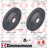 ZIMMERMANN Bremsscheibe BLACK Z 100.3309.53