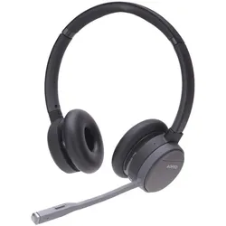 AGFEO Infinity, Kabellos, Büro/Callcenter, 189 g, Kopfhörer, Schwarz