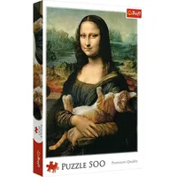 Trefl Mona Lisa und ein Kater 500 Teile, Premium