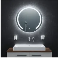 Bringer-germany Bringer® Badspiegel mit Beleuchtung Rund - BRRS202 -