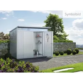 Biohort AvantGarde A7 2,6 x 2,6 m silber-metallic Еinzeltür
