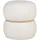 House Nordic Pouf Milford Polyester 38 x 41 x 38 cm Weiß