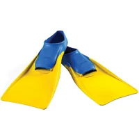 FINIS Long Floating Schwimmflossen, XS (EU 33-35), blue/yellow