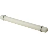 RBV Birkmann Easy Baking, Ausrollstab, 40 cm, weiß, mit Distanzringen aus Silikon, aus lebensmittelechtem Kunststoff