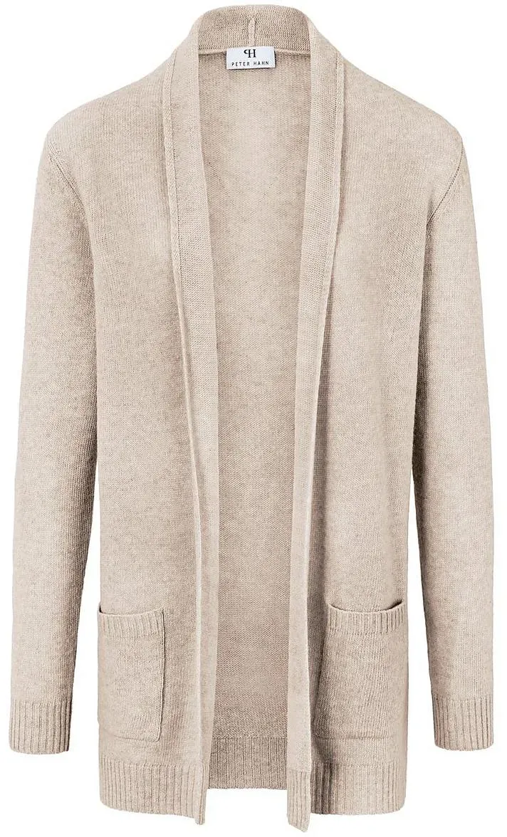 Cardigan aus 100% Schurwolle Peter Hahn beige, 50