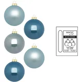 Inge‘s Christmas Decor Kugel 3cm in Farbe Elysian Blue (24 Stück/Box)