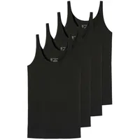 SCHIESSER Unterhemd / Top 95/5 Organic Cotton in Schwarz | Gr.: 50