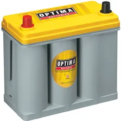 Optima Yellow Top YT S - 2.7, 12V 38Ah, AGM Zyklenfest, Spiralcell Technologie