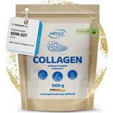 Kollagen Pulver 500 g - Kollagenhydrolysat Peptide Typ I, II & III Testsieger Wehle Sports