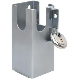 vidaXL Anhängersicherung Silbern 11x11x23,5 cm Stahl vidaXL