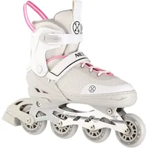 Nils Extreme 2-In-1 Inliner Eishockey Camille, Farbe:Grau-Rosa, Größe:M(34-38)
