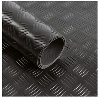 etm PVC-Bodenbelag Diamond Cut | schwarz, | 120x250 cm