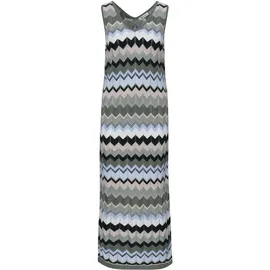 STREET ONE Midikleid Zick-Zack-Muster Grün 44