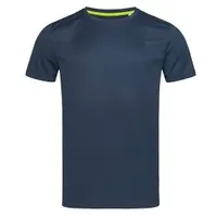 Stedman Active 140 Crew Neck Marine Polyester Small Herren