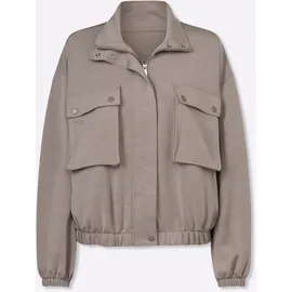Heine Jersey-Jacke braun 44