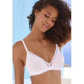 vivance by lascana Bralette-BH ohne Bügel weiß 70C