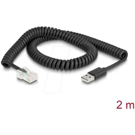 DeLock 90601 Scanner-USB-Kabel Schwarz