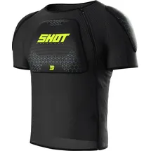 Shot Airlight kurzarm Protektorenjacke Schwarz/Gelb M