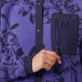 HELLY HANSEN Imperial Printed Pile Snap Fleece Mit Durchgehendem Reißverschluss - Ultra Violet - L