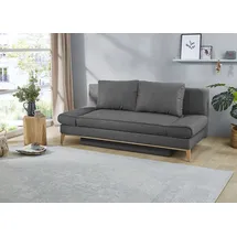 Jockenhöfer Schlafsofa Polyester 2-Sitzer Grau