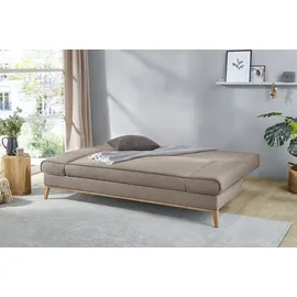 Jockenhöfer Schlafsofa Polyester 2-Sitzer Beige