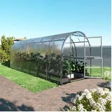 baumera Klasika Slim Gewächshaus verzinkt Transparent HKP 4 mm 12 m2