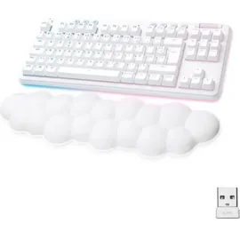 Logitech G G715, Kabellos, RF Wireless + Bluetooth, Mechanischer Switch, AZERTY, RGB-LED, Weiß
