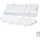 Logitech G G715, Kabellos, RF Wireless + Bluetooth, Mechanischer Switch, AZERTY, RGB-LED, Weiß