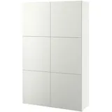 IKEA BESTÅ Aufbewahrung mit Türen weiß/Laxviken weiß