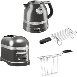 medaillon silber inkl. Brötchenaufsatz + Wasserkocher