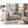s-style möbel Couch Strukturstoff 2-Sitzer Braun