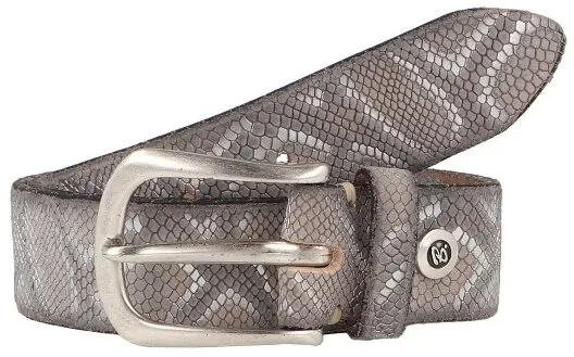 b.belt Gürtel Leder 80 cm grau