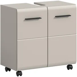 xonox.home Waschbeckenunterschrank – beige – Maße (cm): B: 60 H: 58