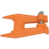 jerss Kettenfeilen-Schraubstock, Stumpf, Kettensägen-Führungsstangenhalterung, Werkzeugstangenklemme, Orange für Kleine Kettensägen-Gartenschärfer