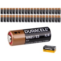 40x Duracell MN21 Batterie 12V 33mAh - 23GA LRV08 23A V23GA LR23A A23 - 40 Stück
