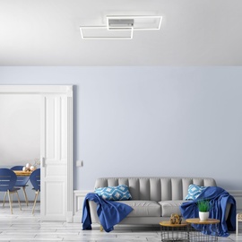 just light. JustLight LED Deckenleuchte Iven 60,5 x 32,5 cm dimmbar