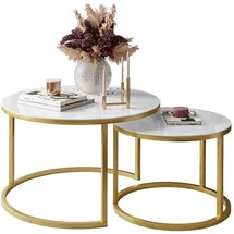 lookway CIRI Gold/Weiß Holzwerkstoff 70 x 48 cm