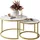 lookway CIRI Gold/Weiß Holzwerkstoff 70 x 48 cm