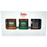 FeineHeimat Männer Konfitüren Set 3 Konfitüren Kirsch-Whisky, Bier&Hefeweizen á 330g