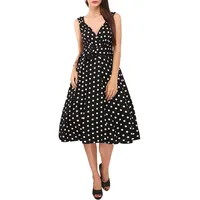 Damen Kleid 40er 50er Jahre Swing Vintage Rockabilly Damen Retro Prom Party Plus Size Kleider - 50