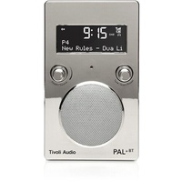 Tivoli Audio PAL+ BT Chrom - Tragbares HiFi DAB/DAB+/UKW-Radio mit Bluetooth