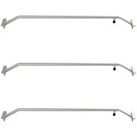 Baumarktplus 3x Alu-Bügel XL verstellbar 1300 - 2100mm für
