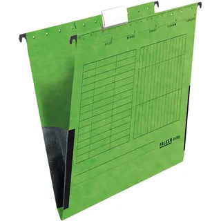 Falken Hängetasche 80004435 A4 Leinenfrösche grün