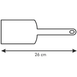 Tescoma Lasagneheber 26 cm Schwarz Pizzaheber Blechkuchenheber Servierspachtel