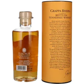 Sibona Grappa Riserva Botti da Tennessee 40% vol 0,5 l Geschenkbox